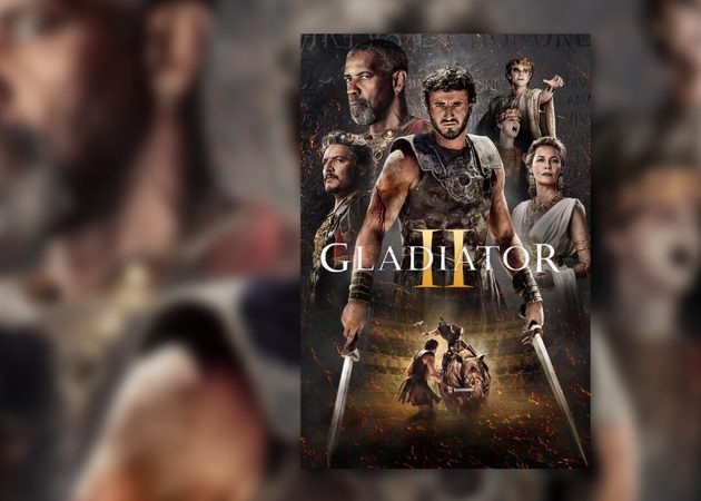 Montaggio con la locandina di Gladiator II